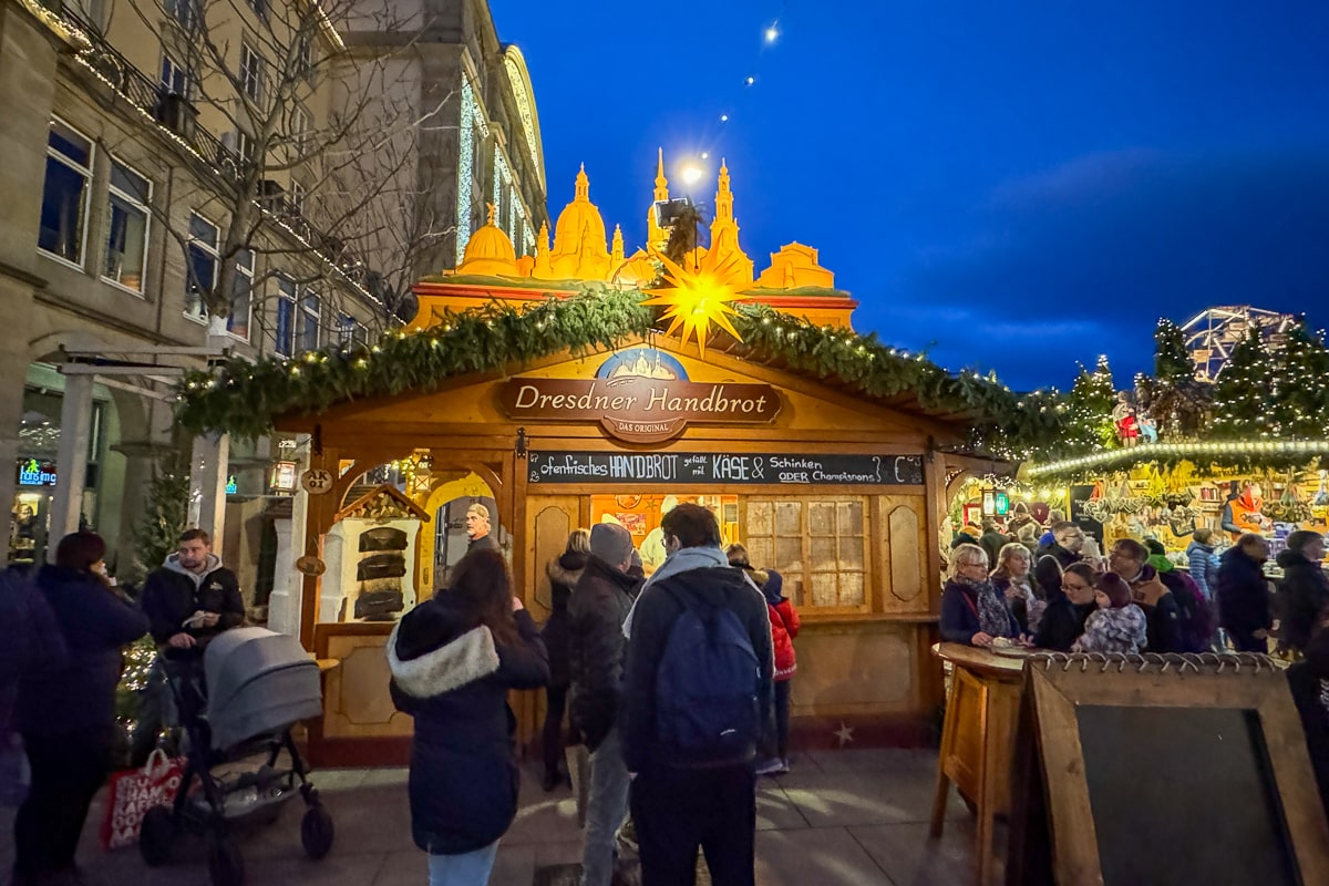 Dresdner Handbrot auf dem Striezelmarkt Dresden 2024 Stand Bild 3